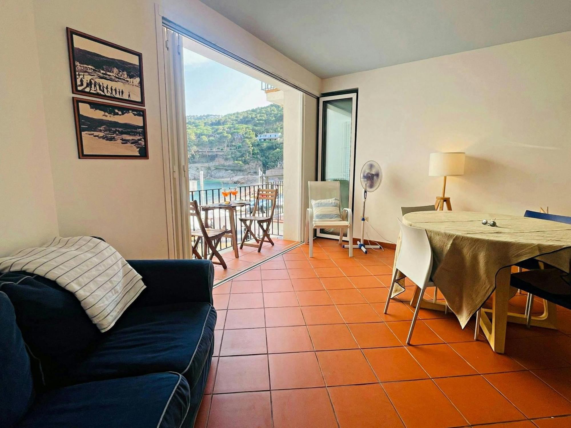 Tamariu Beach 1: Beachfront Wifi Up To 6 Ppl Exterior foto